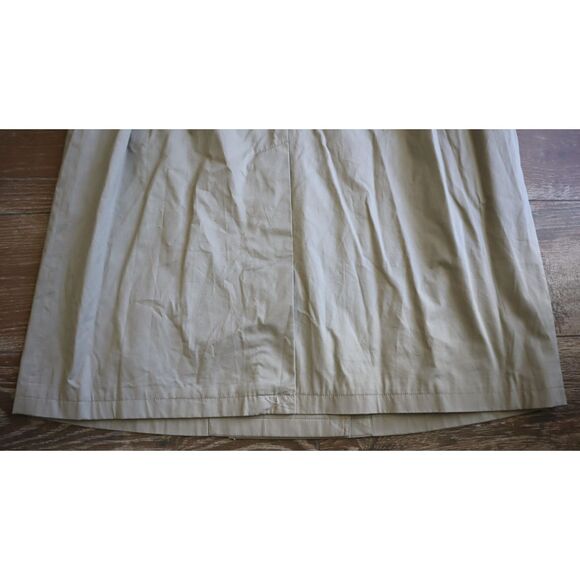 Banana Republic 569732-00 Women Petite Sz XL Tan Classic Twill Trench Coat - Picture 9 of 16